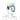 Image of a web designer with a rainbow from his head